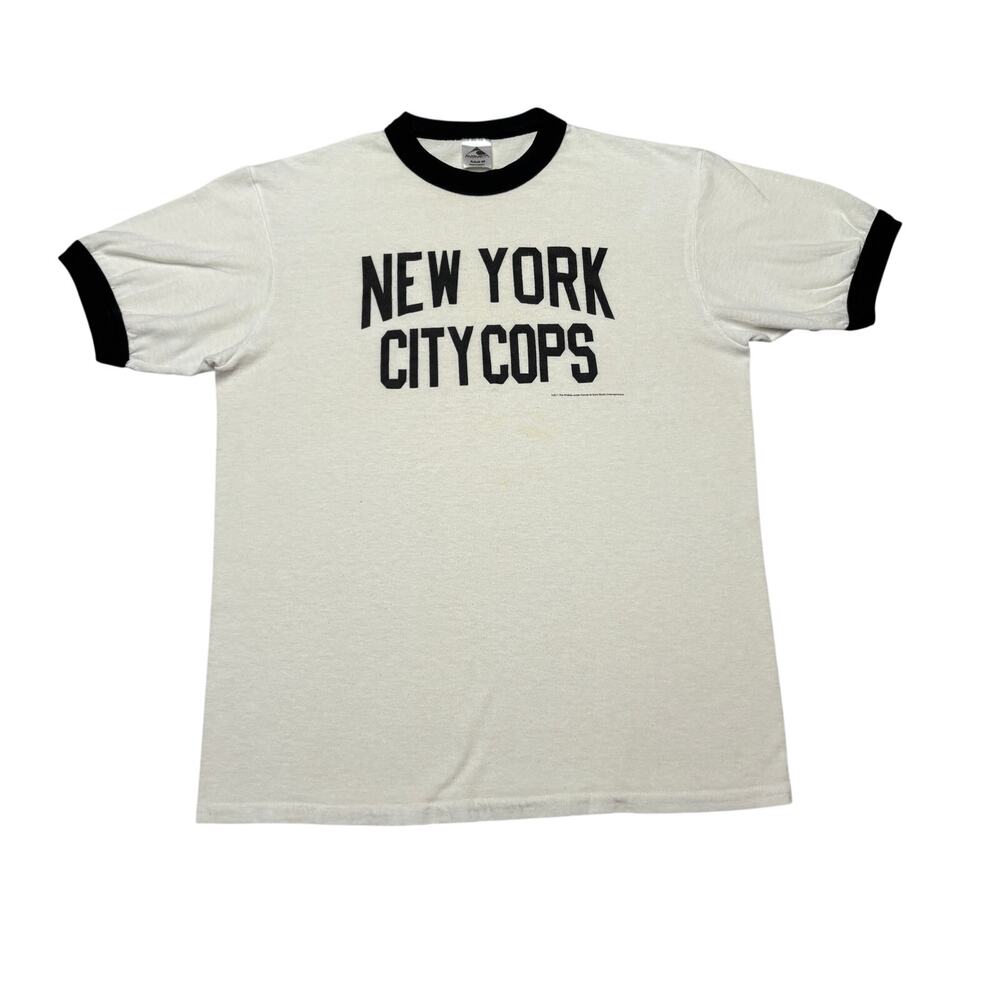 The Strokes New York City Cops Ringer T Shirt Men's Medium Julian Casablancas